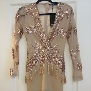 Nasty Gal sequined bodycon dress